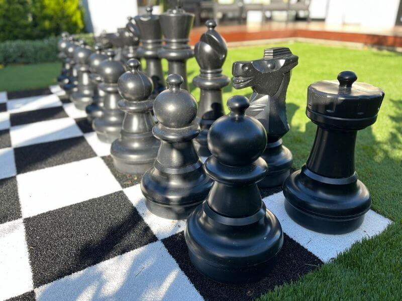 Chess board passion makes garden difference 